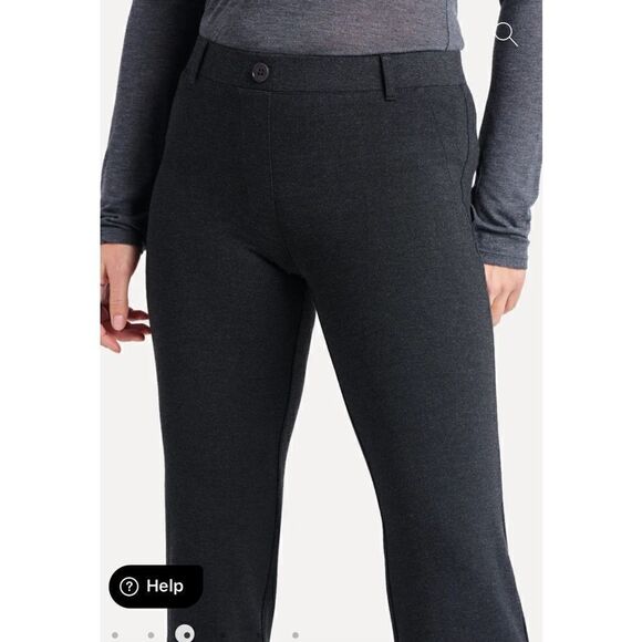 EUC WOMEN’S MEDIUM PETITE BETABRAND GRAY BOOTCUT/CLASSIC DRESS PANT/YOGA PANTS - Picture 4 of 8